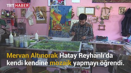 Yıllar önce müzede gördüğü mozaikleri şimdi O yapıyor
