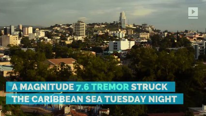 Strong Earthquake Hits Caribbean, North of Honduras