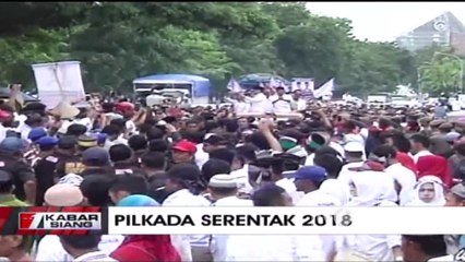 Diarak Simpatisan, Ichsan Yasin Limpo-Andi Mudzakar Mendaftar ke KPU Sulsel