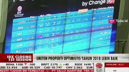 Download Video: Emiten Properti Optimis Tahun 2018 Akan Lebih Baik