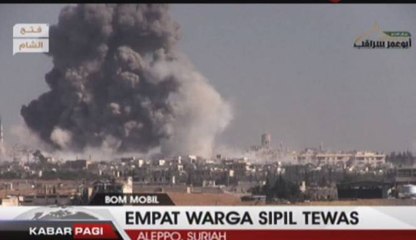 Empat Warga Sipil Tewas Akibat Bom Mobil di Barat Aleppo