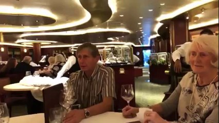 Violent storm throws P&O cruise about, smashing crockery