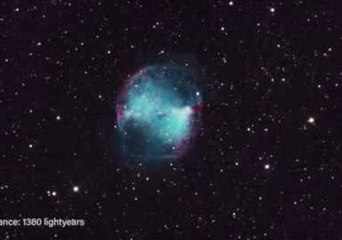 Clear Images of Galaxy and Nebula Captured by Young Astronomer