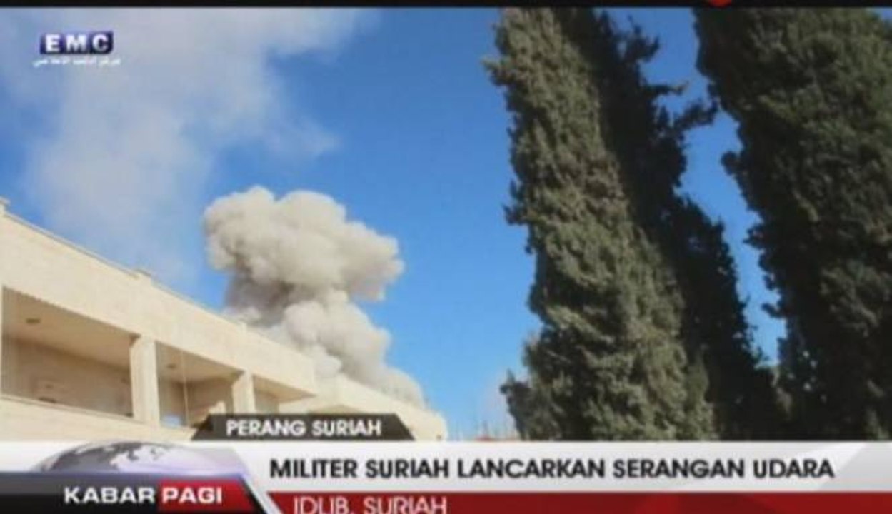 Lagi, Serangan Udara di Kota Idlib Suriah
