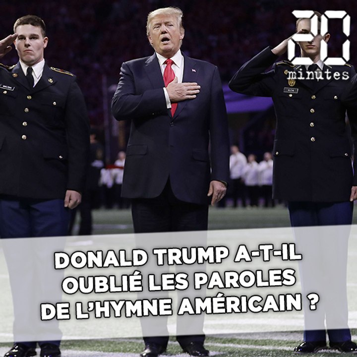 Donald Trump a-t-il oublié les paroles de l'hymne américain ?