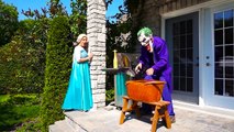 Frozen Elsa & Belle ARE WE STILL FRIENDS w  Spiderman Joker Challenge Fun Superhero in real life | Superheroes | Spiderman | Superman | Frozen Elsa | Joker