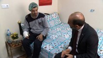 Yıldırım Belediye Başkanı'ndan Hakkari'de gazi olan askere ziyaret