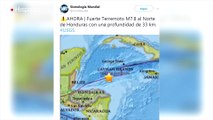 Terremoto de 7,6 sacudió el Caribe entre Honduras y Cuba