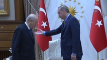 Cumhurbaşkanı Erdoğan, MHP Lideri Devlet Bahçeli'yi Kabul Etti