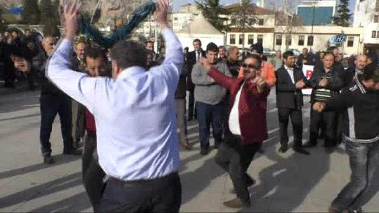 Taşeron İşçilerin Davullu, Zurnalı Kadro Kutlaması