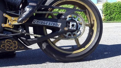 YAMAHA R1 BURN OUT & WHEELIE