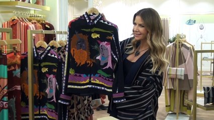 Ünlü Modacı İvana Sert, Kutnudan yapılan kıyafetlere hayran kaldı,