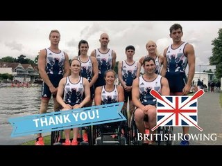 ParalympicGB Rowing Medal Winners say THANK YOU!