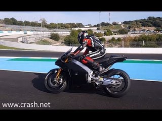 Scott Redding: Elbow down into pit lane!