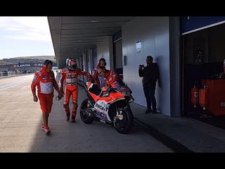 Jorge Lorenzo tests 'hybrid' Ducati