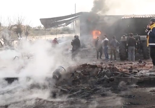 Multiple Air Raids Reported in Saraqib, Near Idlib; Casualties Reported