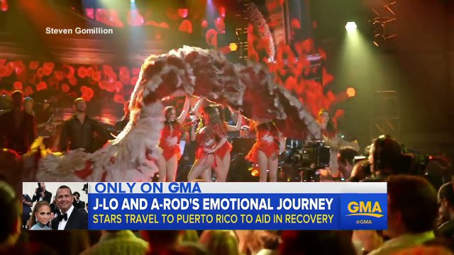 Jennifer Lopez and Alex Rodriguez bring hope and relief to storm-ravaged Puerto Rico