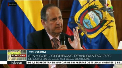 Sin nuevo acuerdo de cese al fuego sigue diálogo ELN-Estado colombiano