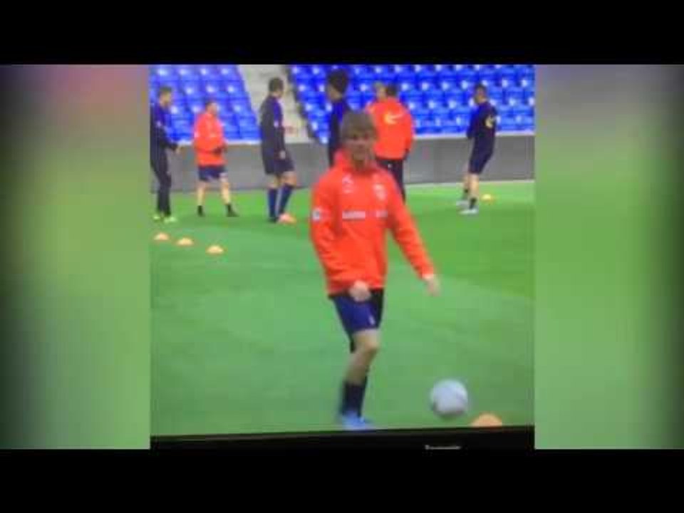 Martin Odegaard with a sublime first time incredible touch before Normay vs Malta game