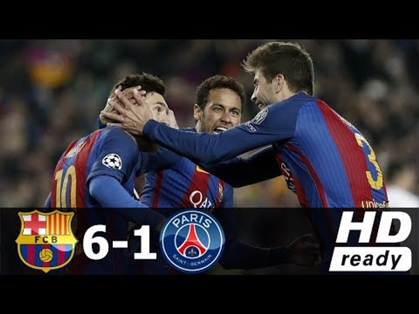 Paris saint germain fc barcelona match