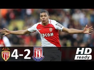 AS Monaco vs Stoke City 4-2 Highlights & All Goals (Friendly Match) 16/07/2017 HD
