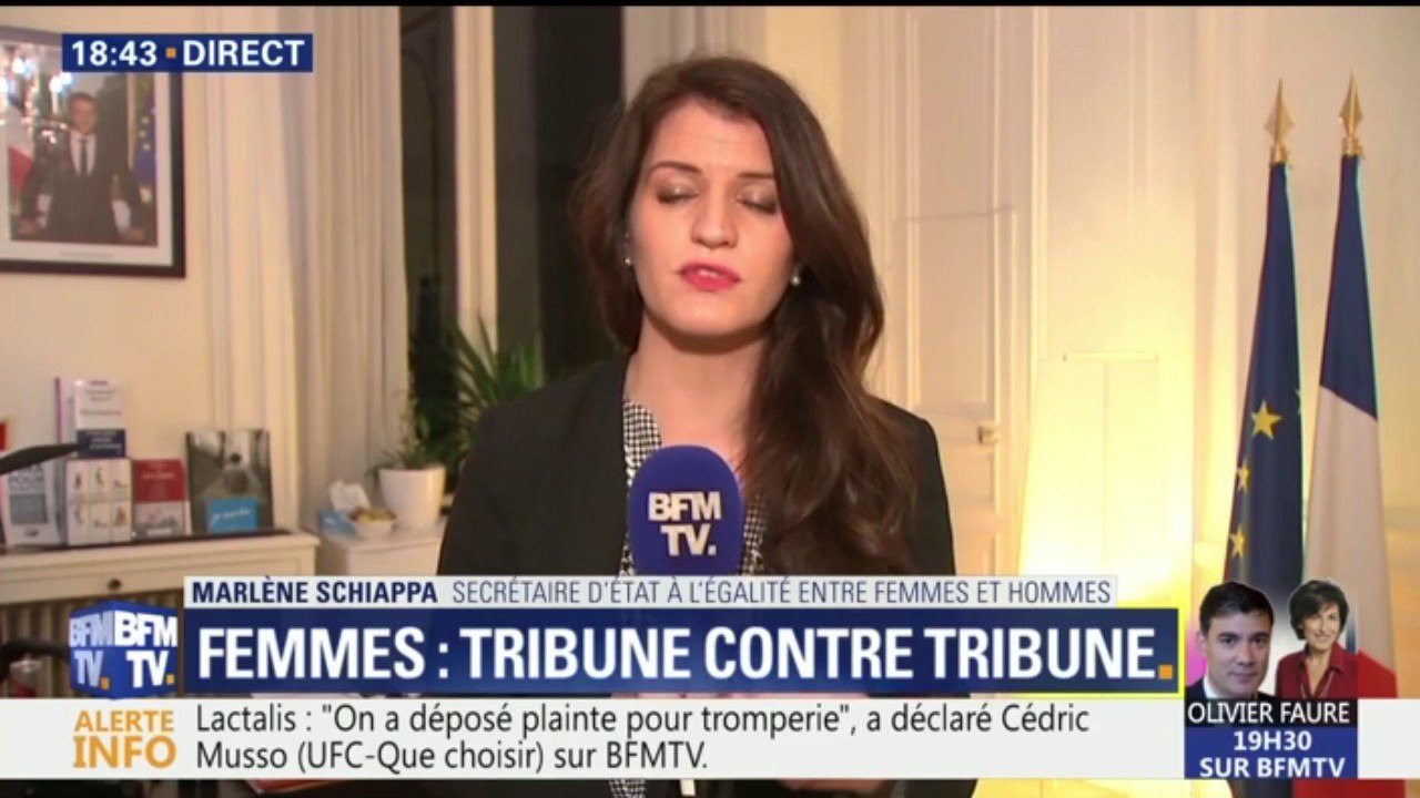 Marlène Schiappa qualifie la tribune de femmes sur la "liberté d'importuner" de "pot-pourri"