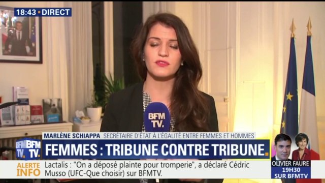 Marlène Schiappa qualifie la tribune de femmes sur la liberté d'importuner de pot-pourri
