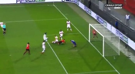 Benjamin Andre Goal HD -  Rennes	1-0	Toulouse 10.01.2018