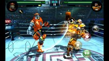 Real Steel WRB FINAL Gambit VS GOLD ROBOTS Series of fights NEW ROBOT (Живая Сталь)