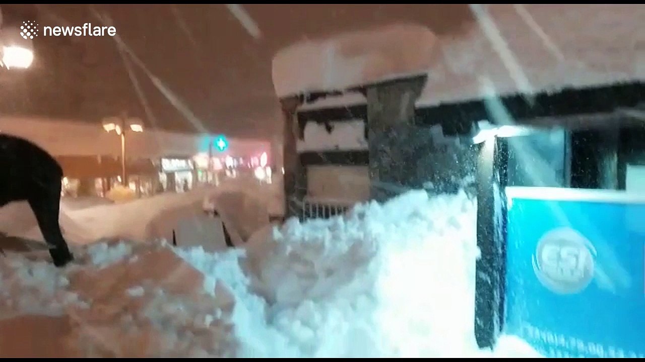 Record-breaking snow in French Alps ski resort of Tignes