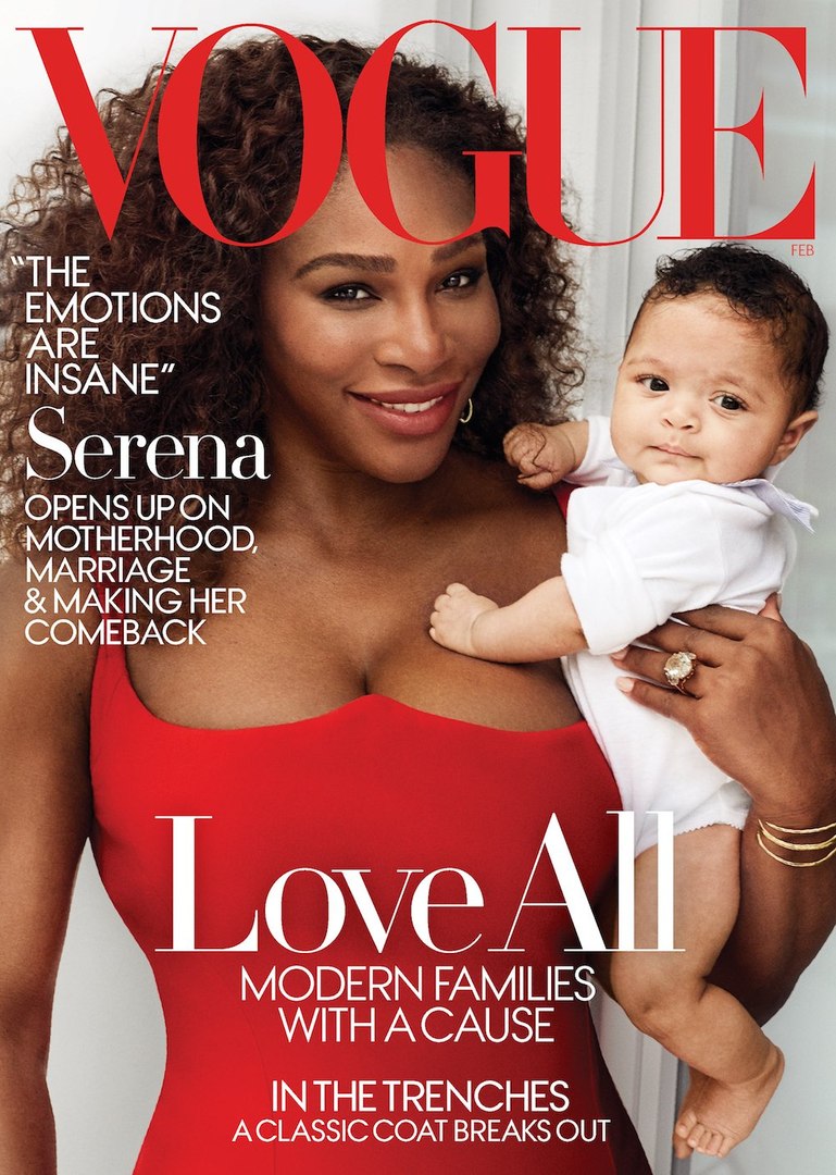 ⁣Serena Williams and Daughter Cover Vogue Magazine