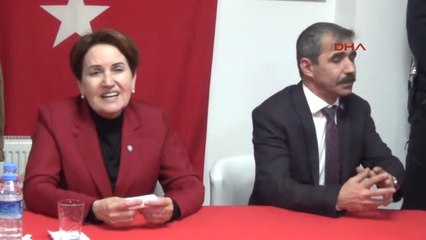 Çankırı Akşener: Erdoğan, Boğaziçi Üniversitesi'ne Bağırmadı, Davutoğlu'na Bağırdı