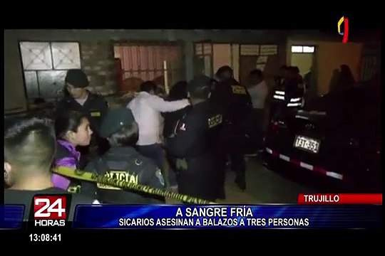 Trujillo: sicarios asesinan a tres personas en Huanchaco