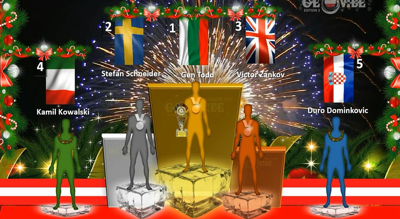 GEOVIBE INNSBRUCK 2017 MEDAL CEREMONY