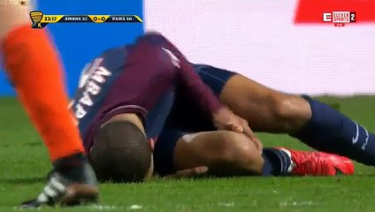 Gurtner R. RED CARD Goal HD - Amiens	0-0	Paris SG 10.01.2018