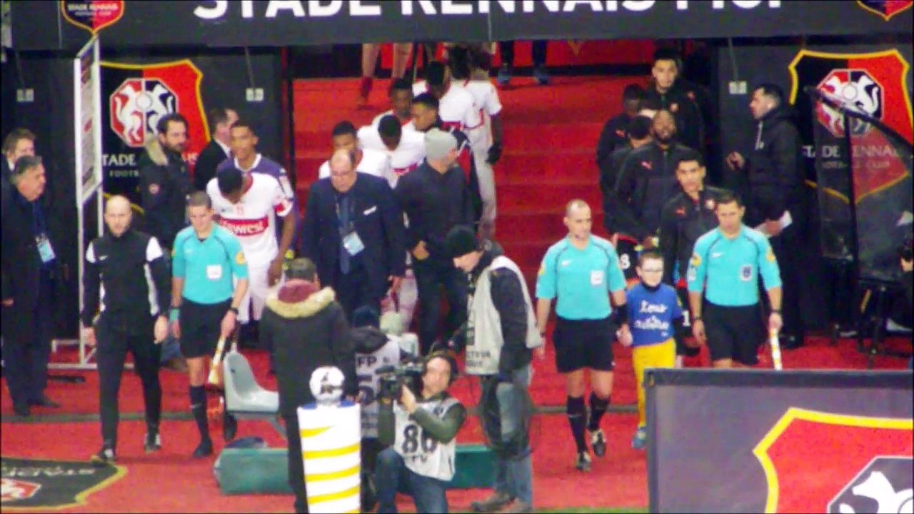 10/01/18 : SRFC-TFC : entrée des équipes