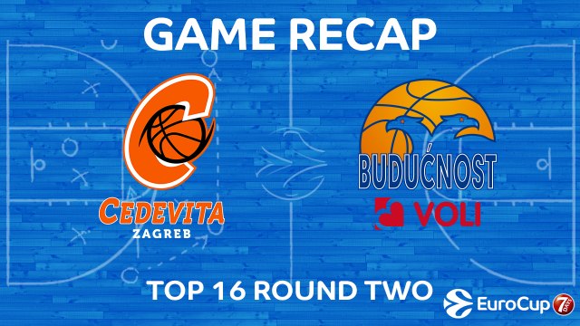 Highlights: Cedevita Zagreb - Buducnost Voli Podgorica