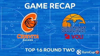 Highlights: Cedevita Zagreb - Buducnost Voli Podgorica