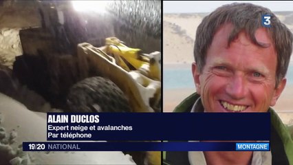 Avalanche spectaculaire en Savoie