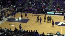 Portland State player fakes handshake, steals ball, dunks it.