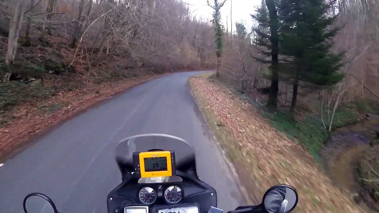 Route Meix-devant-Virton - Lahage (janvier 2018)