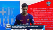 OLHA COMO FOI A APRESENTAÇÃO DO PHILIPPE COUTINHO AOS TORCEDORES DO BARCELONA NO CAMP NOU !!