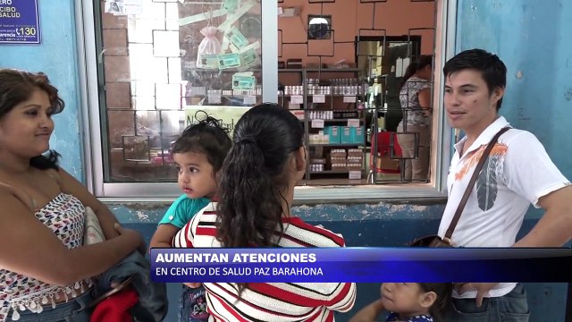 Aumentan atenciones en centro de salud Paz Barahona