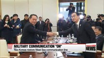 Inter-Korean military communication back on with communication lines restored