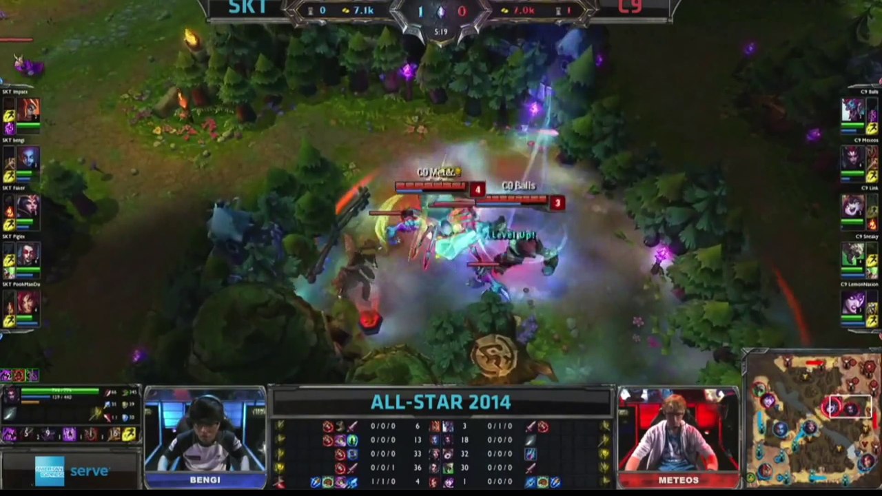 [GER] LoL All-Star Paris 2014 - SKT vs C9 - Groupstage