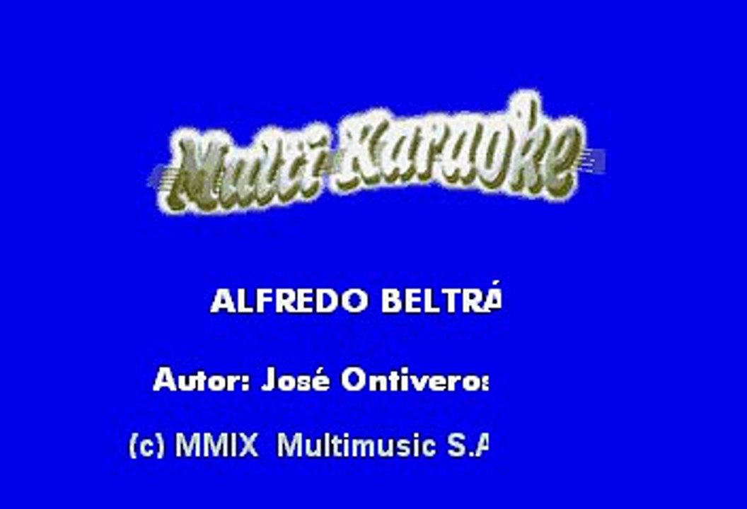 LA BANDA MS - ALFREDO BELTRAN (KARAOKE)