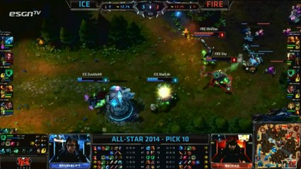 [GER] LoL All-Star Paris 2014 - ICE vs FIRE - Pick-10