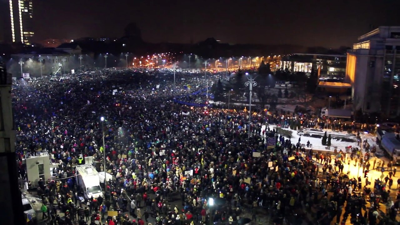 Protestul din București, 1 februarie 2017