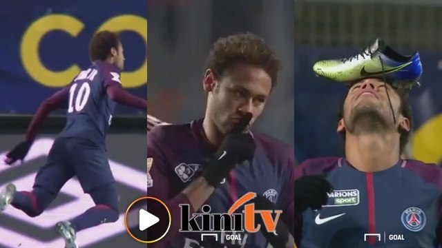 Lepas jaring gol Neymar buat aksi pelik