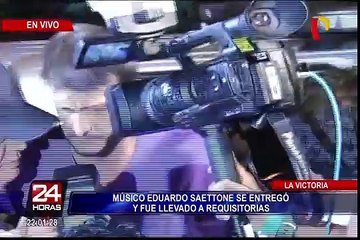 La Victoria: músico Eduardo Saettone fue capturado y llevado a Requisitorias
